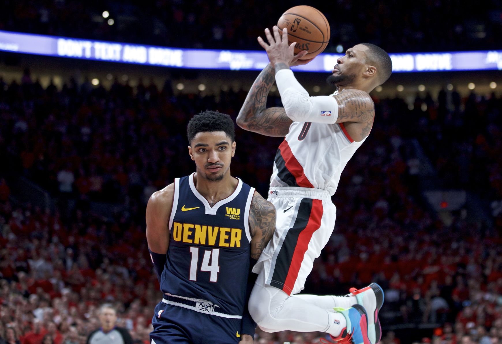 Nuggets Trail Blazers Basketball